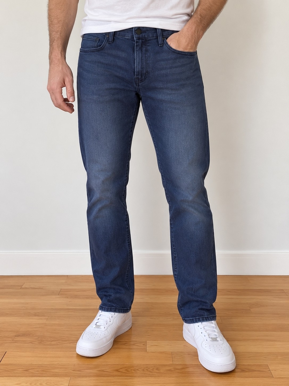 PAIGE Lennox Slim Jeans Men’s 34 Belnap Wash Blue Denim